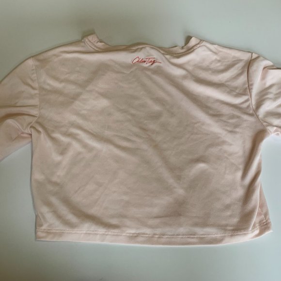 CHLOE TING CROP "GET PEACHY" TEE - Picture 3 of 4